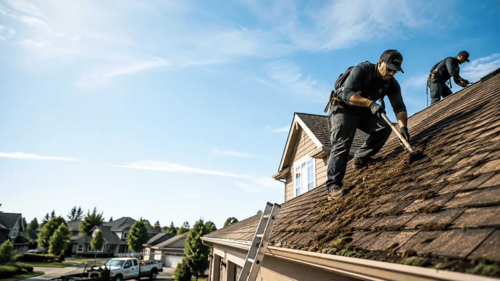 Roof Moss Removal in Trimble, OH near me